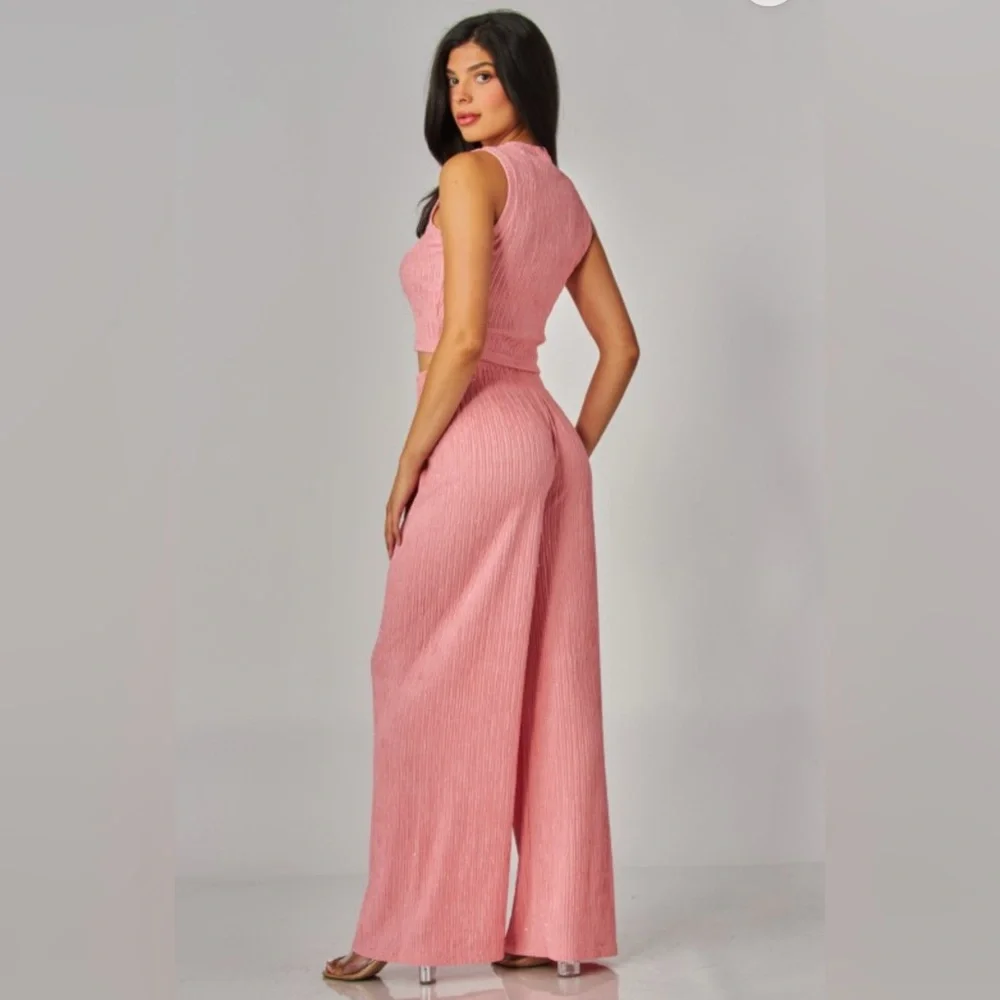 NWT Love Poem Rhinestone Lounge Set - Picture 2 of 4